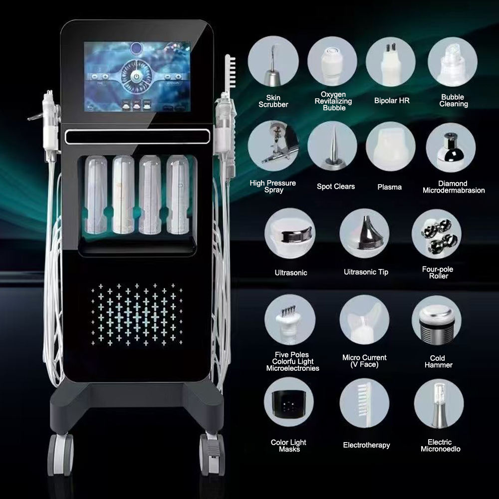 17-in-1 Facial Care Machine designed for professional skin tightening, offering comprehensive anti-aging and rejuvenating treatments.