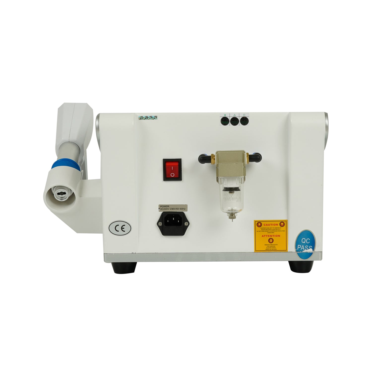 Complete set of 11 pneumatic shockwave treatment tips for ESWT KP B in 6mm 10mm 15mm 20mm and 25mm diameters