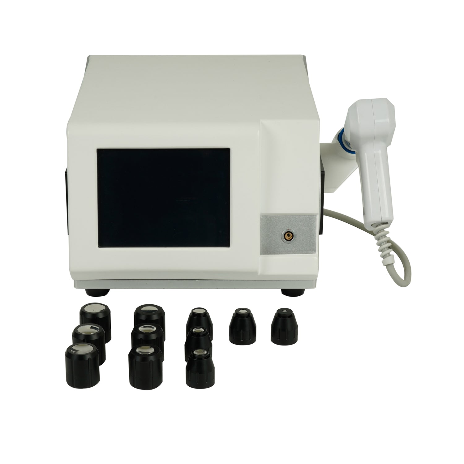 Air pressure shockwave therapy treatment for cellulite reduction and body contouring using ESWT KP B machine