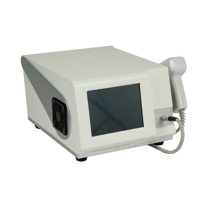 Air pressure shockwave therapy for sports injury recovery and rehabilitation using ESWT KP B professional machine