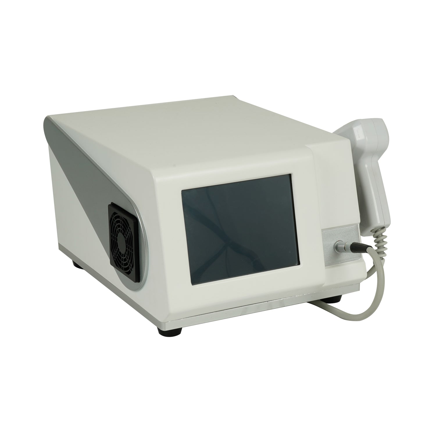 Air pressure shockwave therapy for sports injury recovery and rehabilitation using ESWT KP B professional machine