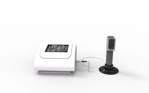 ESWT PRO portable electromagnetic shockwave therapy machine front view 4.2kg lightweight design for ED and physiotherapy
