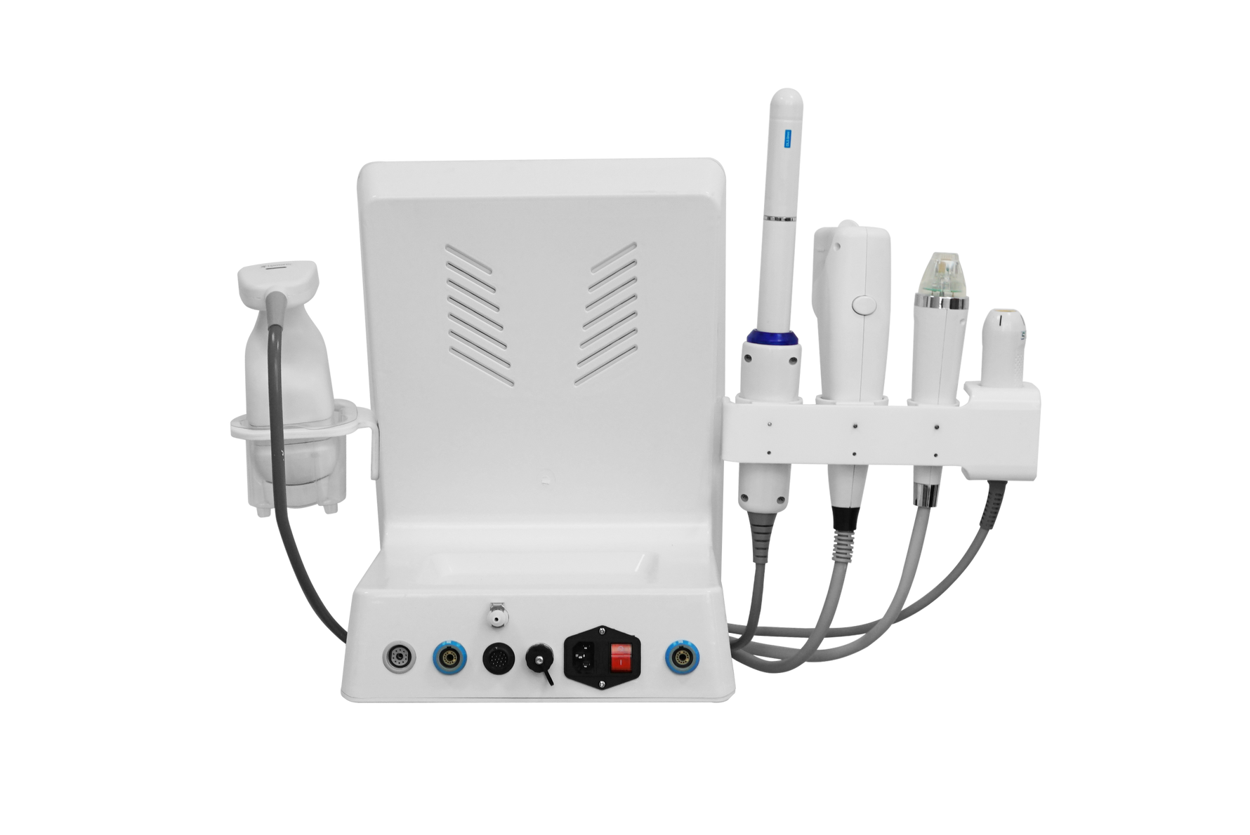 Full set of interchangeable treatment handle cartridges