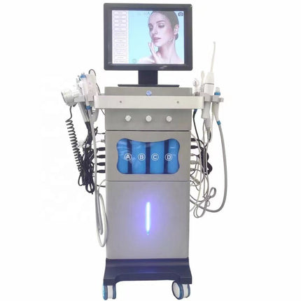 WikBeauty® 15 in 1 Hydro Dermabrasion & Skin Analyzer Machine