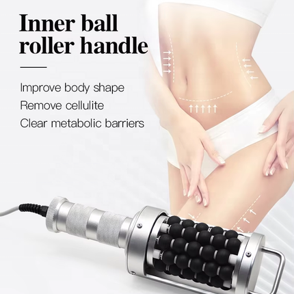 Vacuum heating body massage device for relaxation, firming, and contouring
