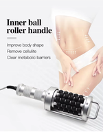 Vacuum heating body massage device for relaxation, firming, and contouring