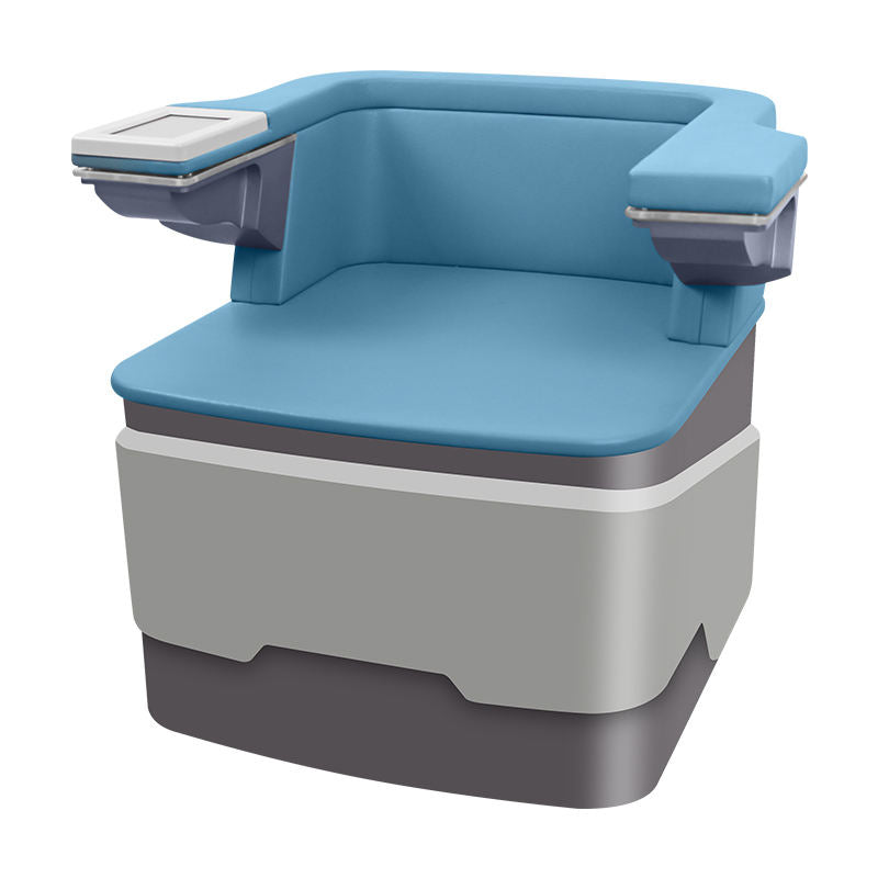 Pelvic floor therapy machine for non-invasive muscle stimulation
