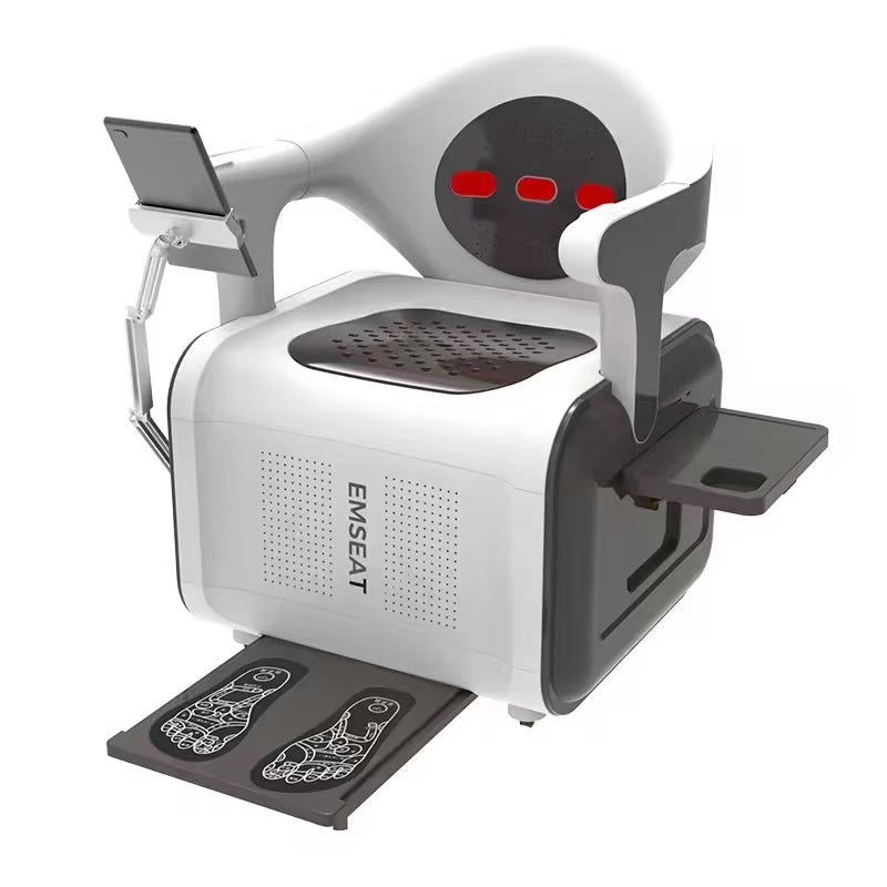 Non-invasive pelvic floor training chair with touchscreen