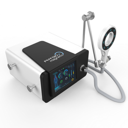 10.4 inch touchscreen control interface on Physio Magneto PM-ST PEMF machine with ST mode and MT mode selection
