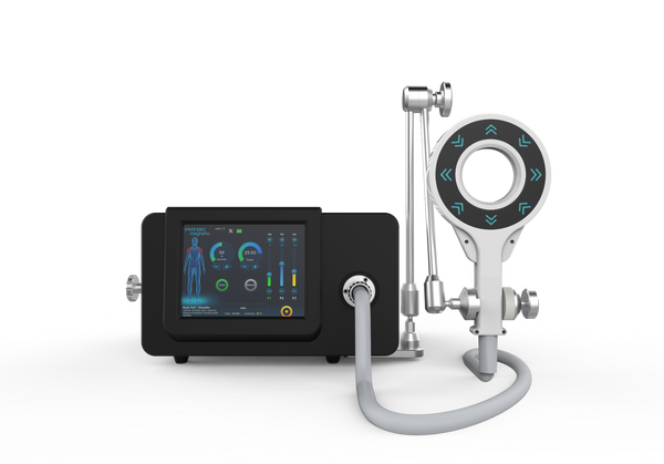 Physio Magneto PM-ST pulsed electromagnetic field PEMF therapy machine front view for physiotherapy and pain relief