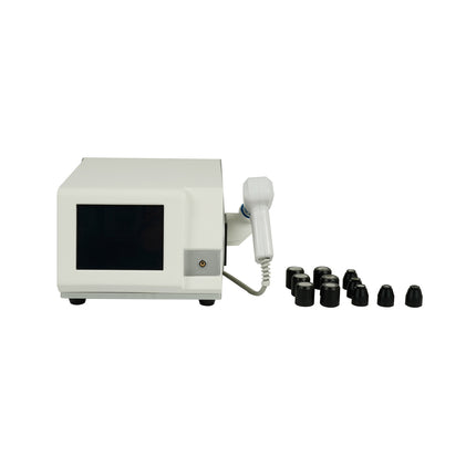 ESWT KP B professional air pressure pneumatic shockwave therapy machine front view for ED cellulite and pain relief