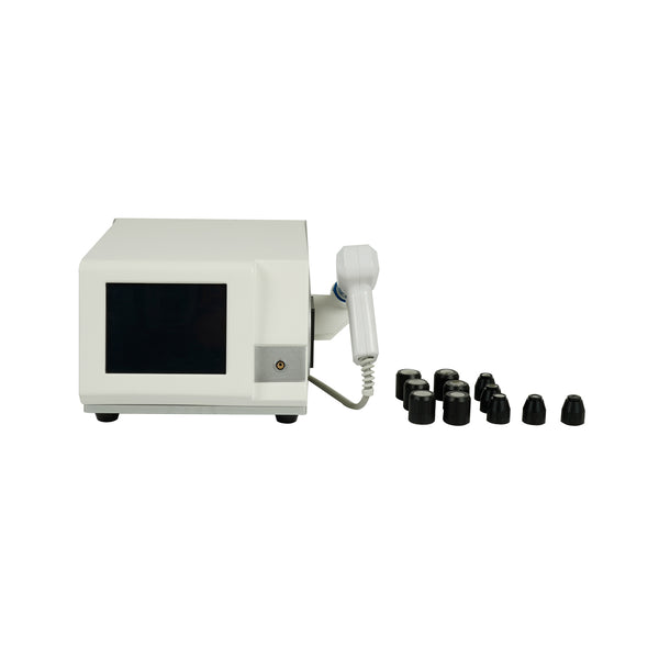 ESWT KP B professional air pressure pneumatic shockwave therapy machine front view for ED cellulite and pain relief