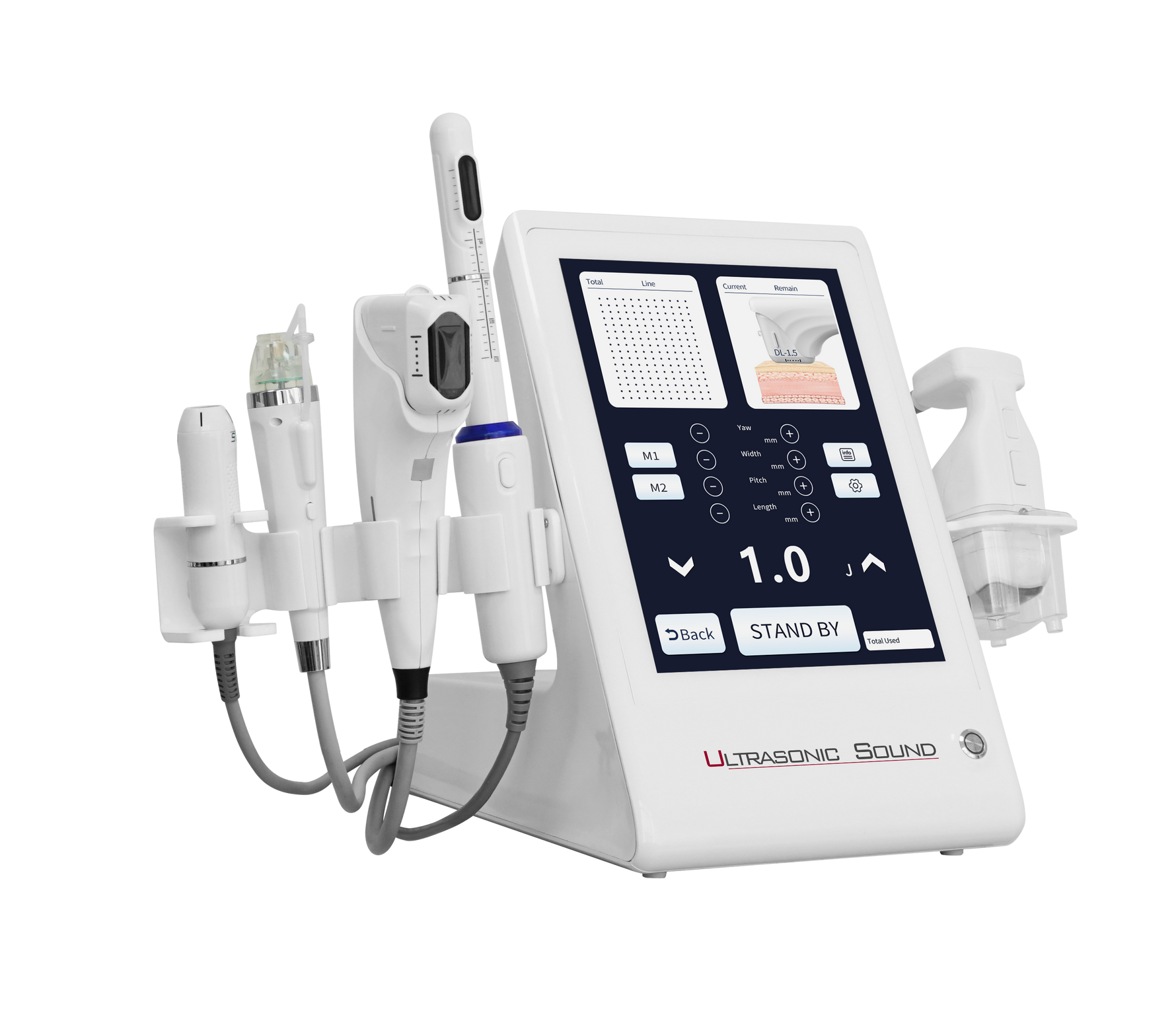 RF microneedling handle for skin rejuvenation
