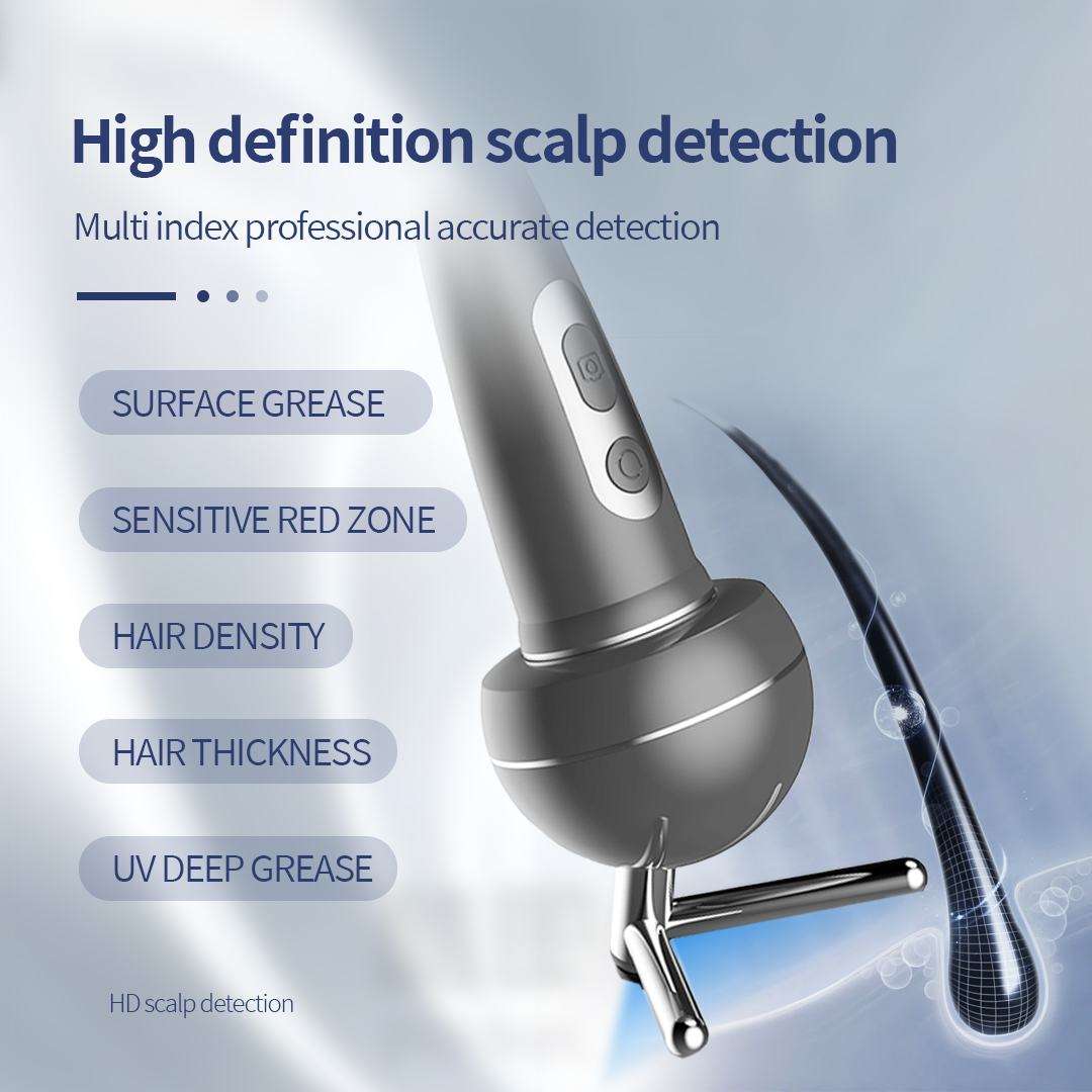 Microscopic scalp detection image