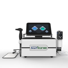 Smart Tecar Wave 3 in 1 Tecar RF EMS and shockwave therapy machine front view for physiotherapy and pain relief