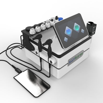 Smart Tecar Wave RET and CET Tecar RF handles with 20mm 40mm 60mm interchangeable tips for deep and superficial tissue therapy