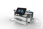 Smart Tecar Wave shockwave handpiece with 7 different head sizes for chronic pain calcium deposits and sports injury treatment