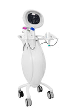 Round digital control panel on SMAS HIFU face lifting machine
