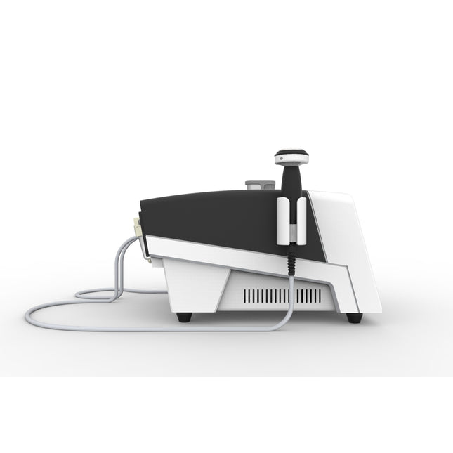 Ultrashock Master pneumatic shockwave handle with 12 interchangeable treatment heads for physiotherapy and pain relief