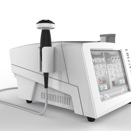 Ultrashock pneumatic shockwave therapy treatment for shoulder pain rotator cuff tendonitis and sports injury rehabilitation
