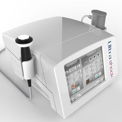 Ultrashock ultrasound therapy for chronic back pain soft tissue inflammation and physiotherapy rehabilitation