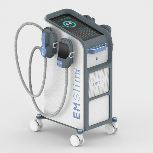 4 Handle NEO Emslim Slimming EMSCULPT burn fat tone muscle machine for body sculpting, slimming, and muscle building